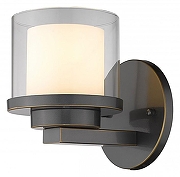 Бра Wertmark Le1sa WE247.01.501 цвет плафона/подвески Белый, Прозрачный, цвет арматуры Медь