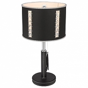Настольная лампа Wertmark Adelmaro WE393.01.024 цвет плафона/подвески Черный, цвет арматуры Хром