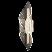 Накладной светильник Wertmark Helga WE447.01.301 цвет плафона/подвески Прозрачный, цвет арматуры Золото