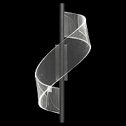 Накладной светильник Wertmark H1lda WE452.01.601 цвет плафона/подвески Прозрачный, цвет арматуры Черный