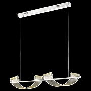 Подвесной светильник Wertmark Hilda WE452.02.123 цвет плафона/подвески Прозрачный, цвет арматуры Хром