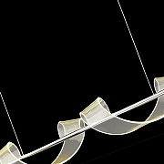 Подвесной светильник Wertmark Hilda WE452.02.123 цвет плафона/подвески Прозрачный, цвет арматуры Хром-1