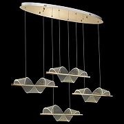 Подвесной светильник Wertmark H1lda WE452.04.323 цвет плафона/подвески Прозрачный, цвет арматуры Золото