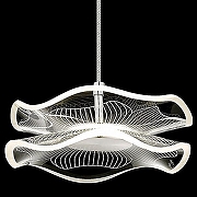 Подвесной светильник Wertmark Helena WE453.02.106 цвет плафона/подвески Прозрачный, цвет арматуры Хром