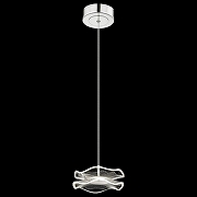 Подвесной светильник Wertmark Helena WE453.02.106 цвет плафона/подвески Прозрачный, цвет арматуры Хром-1