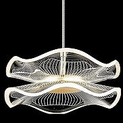 Подвесной светильник Wertmark Helena WE453.02.306 цвет плафона/подвески Прозрачный, цвет арматуры Золото