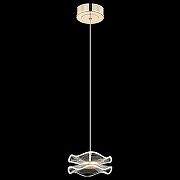 Подвесной светильник Wertmark Helena WE453.02.306 цвет плафона/подвески Прозрачный, цвет арматуры Золото-1