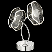 Настольная лампа Wertmark Helena WE453.04.104 цвет плафона/подвески Прозрачный, цвет арматуры Хром