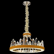 Подвесной светильник Wertmark Leona WE456.06.303 цвет плафона/подвески Прозрачный, Оранжевый, цвет арматуры Хром-1