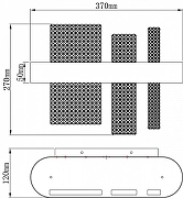 Накладной светильник Wertmark Lotta WE460.01.301 цвет плафона/подвески Прозрачный, цвет арматуры Золото-1
