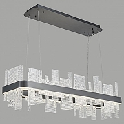 Подвесной светильник Wertmark Lotta WE460.03.023 цвет плафона/подвески Прозрачный, цвет арматуры Черный-1