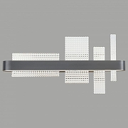 Накладной светильник Wertmark Lotta WE461.01.021 цвет плафона/подвески Прозрачный, цвет арматуры Черный