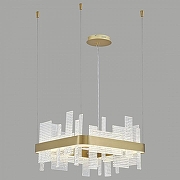Подвесной светильник Wertmark Lotta WE461.01.303 цвет плафона/подвески Прозрачный, цвет арматуры Золото-1