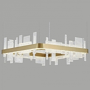 Подвесной светильник Wertmark Lotta WE461.02.303 цвет плафона/подвески Прозрачный, цвет арматуры Золото