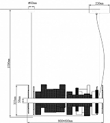 Подвесной светильник Wertmark Lotta WE461.02.303 цвет плафона/подвески Прозрачный, цвет арматуры Золото-2