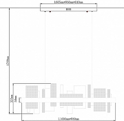Подвесной светильник Wertmark Lotta WE461.03.023 цвет плафона/подвески Прозрачный, цвет арматуры Черный-2