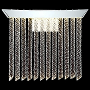 Накладной светильник Wertmark Helma WE465.01.101 цвет плафона/подвески Прозрачный, цвет арматуры Хром