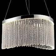 Подвесной светильник Wertmark Helma WE465.01.103 цвет плафона/подвески Прозрачный, цвет арматуры Хром