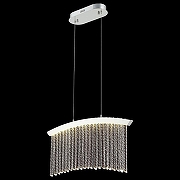 Подвесной светильник Wertmark Helma WE465.01.123 цвет плафона/подвески Прозрачный, цвет арматуры Хром-1