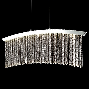 Подвесной светильник Wertmark Helma WE465.01.143 цвет плафона/подвески Прозрачный, цвет арматуры Хром