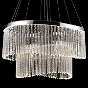 Подвесной светильник Wertmark Helma WE465.02.103 цвет плафона/подвески Прозрачный, цвет арматуры Хром