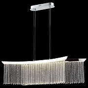 Подвесной светильник Wertmark Helma WE465.02.143 цвет плафона/подвески Прозрачный, цвет арматуры Хром-1