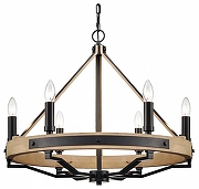 Люстра Wertmark Brenda WE586.06.023 цвет коричневый, черный