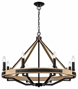 Люстра Wertmark Brenda WE586.08.023 цвет коричневый, черный-1