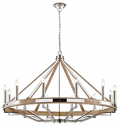 Люстра Wertmark Brenda WE586.12.103 цвет коричневый, хром-1