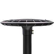 Консольный светильник Wolta WGLY-70W/01 цвет плафона/подвески Прозрачный, цвет арматуры Черный-1