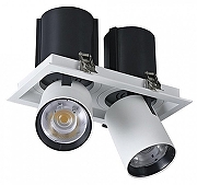 Встраиваемый светильник Wertmark WTD.O31 WTD.O31.067.30.20 цвет плафона/подвески Белый, цвет арматуры Черный