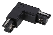Соединитель угловой L-образный для треков встраиваемых Wertmark WTF WTF.L5.60.L10 цвет арматуры Черный