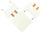 Соединитель угловой L-образный для треков встраиваемых Wertmark WTH WTH.L5.00.L13 цвет арматуры Белый