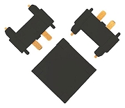 Соединитель угловой L-образный для треков встраиваемых Wertmark WTH WTH.L5.60.L13 цвет арматуры Черный