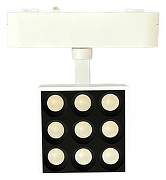 Светильник на штанге Wertmark WTH WTH.O14.007.40.09 цвет плафона/подвески Черный, цвет арматуры Белый