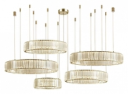 Подвесной светильник Newport Держатель троса для 8240 gold цвет плафона/подвески Прозрачный, цвет арматуры Золото