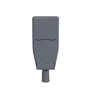 Консольный светильник WoltaPRO ДКУ05-150-302-5К ШБ130х75 цвет плафона/подвески Прозрачный, цвет арматуры Серый-2