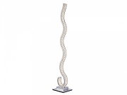 Торшер Newport CRYSTAL М0071034 цвет плафона/подвески Прозрачный, Хром, цвет арматуры Хром