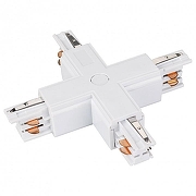 Соединитель с токопроводом T-образный для треков Arlight LGD-4TR 026142 цвет арматуры Белый