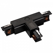 Соединитель с токопроводом T-образный для треков Arlight LGD-4TR 026148 цвет арматуры Черный