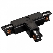Соединитель с токопроводом T-образный для треков Arlight LGD-4TR 026149 цвет арматуры Черный