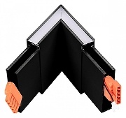 Соединитель угловой L-образный для модульных светильников Arlight L1NEA1R FLAT 031472 цвет черный