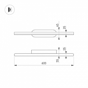 Подсветка для зеркал Arlight TENERO 035718 цвет плафона/подвески Белый, цвет арматуры Белый-4