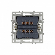 Выключатель проходной двухклавишный без рамки Arlight SWT 043729 цвет Серый-1