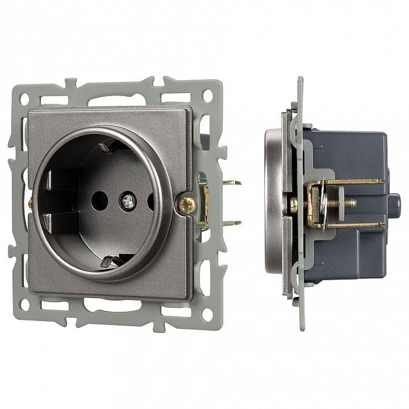 Розетка с заземлением, без рамки Arlight SCT 043741 