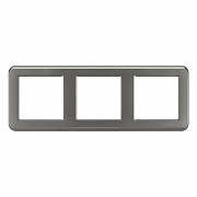 Рамка на 3 поста Arlight VERSA 043785 цвет Серый-2