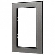 Рамка для двойной розетки Arlight GLARE 043792 цвет Серый
