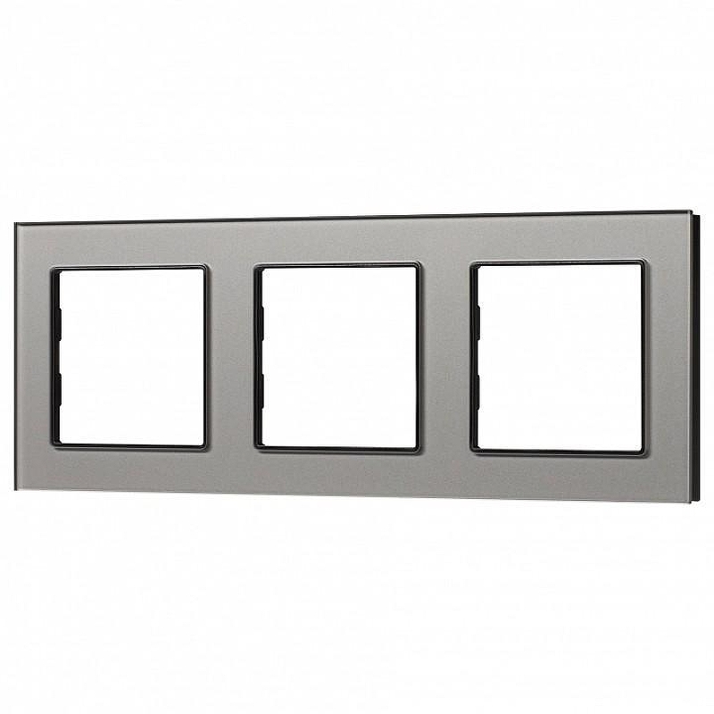 Рамка на 3 поста Arlight GLARE 043801 