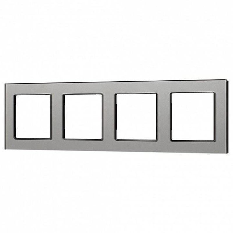 Рамка на 4 поста Arlight GLARE 043804 