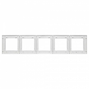 Рамка на 5 постов Arlight GLARE 043805 цвет Белый-2